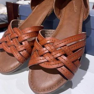 Women’s Cognac Open Toed Sandals